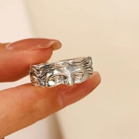 Vintage Venus Half Face Ring