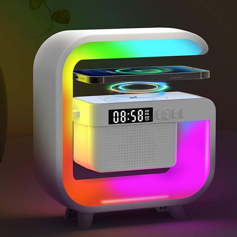Multifunctional Bluetooth Speaker & Wireless Charger Lamp