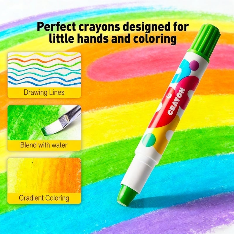 Water-soluble oil pastels