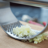 Rostfri vitlökspress