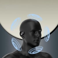 3D-surroundgeluid Open Bluetooth-headset