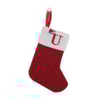 Christmas Letter Knit Stocking