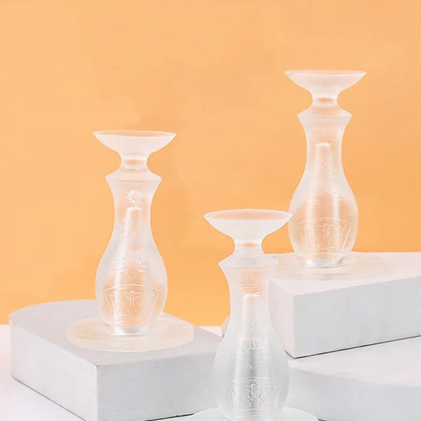 Arrêt de porte anti-collision en silicone transparent