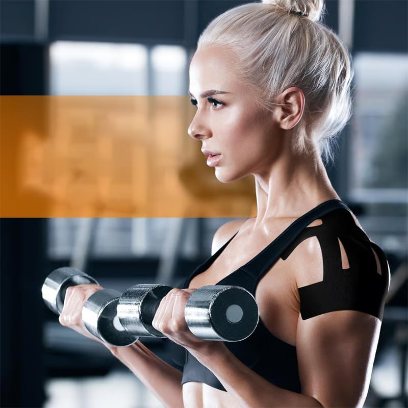 Kinesiologitejp För Smärtlindring I Axeln