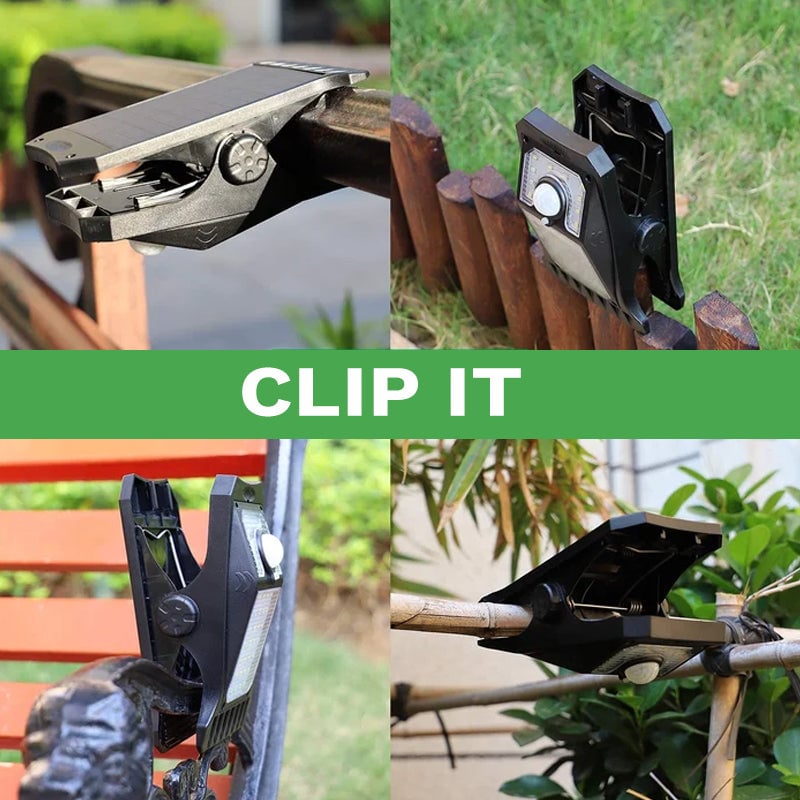 Solar Sensor Clip Light💡LIGHT YOUR LIFE ANYTIME,ANYWHERE💡