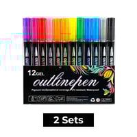 Dreamy Sparkle Dual-Line Contour Pen