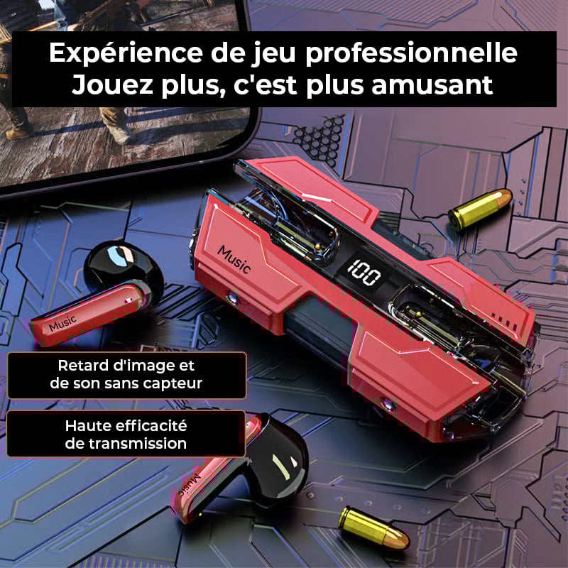 Casque sans fil semi-intra-auriculaire