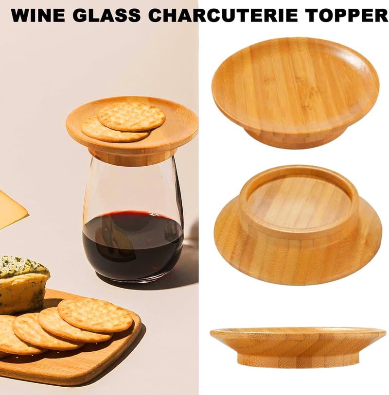 Weinglas-Charcuterie-Aufsatz
