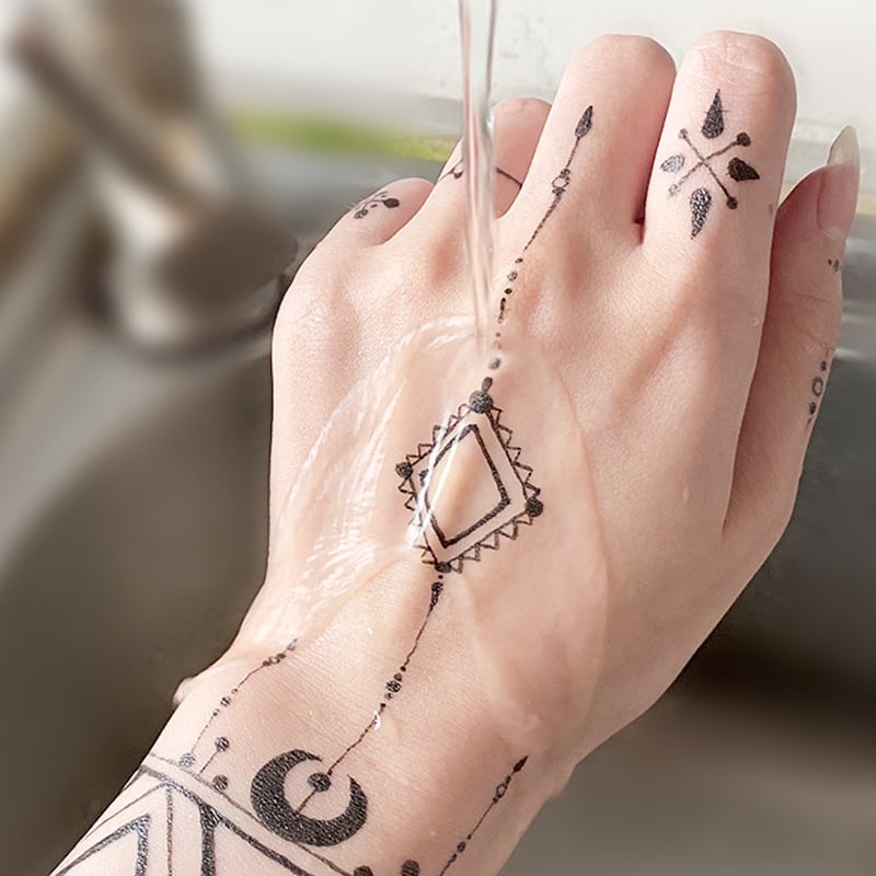 Midlertidige Tattoo Markers Sett