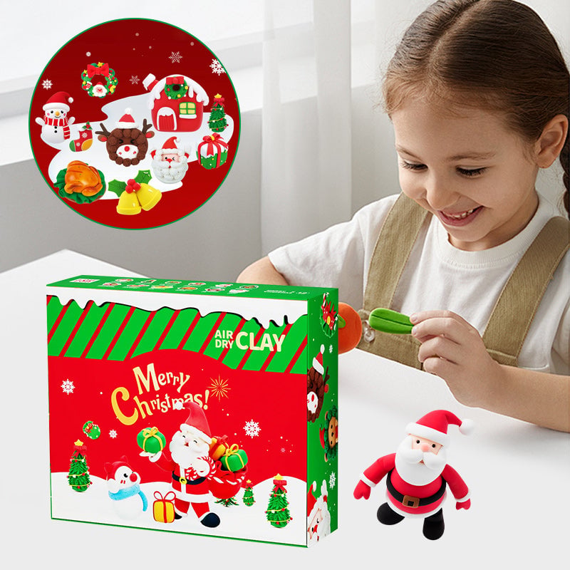 Christmas-Themed DIY Air-Dry Clay Modeling Kit