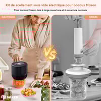 Fermeture électrique sous vide pour bocaux Mason