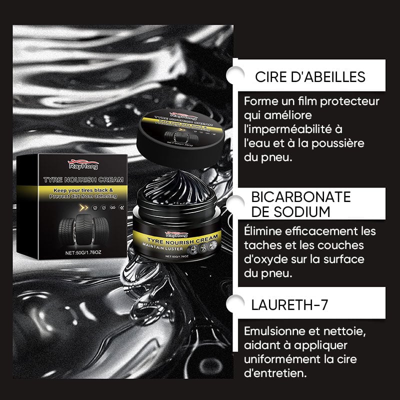 Cire de renouvellement des pneus automobiles