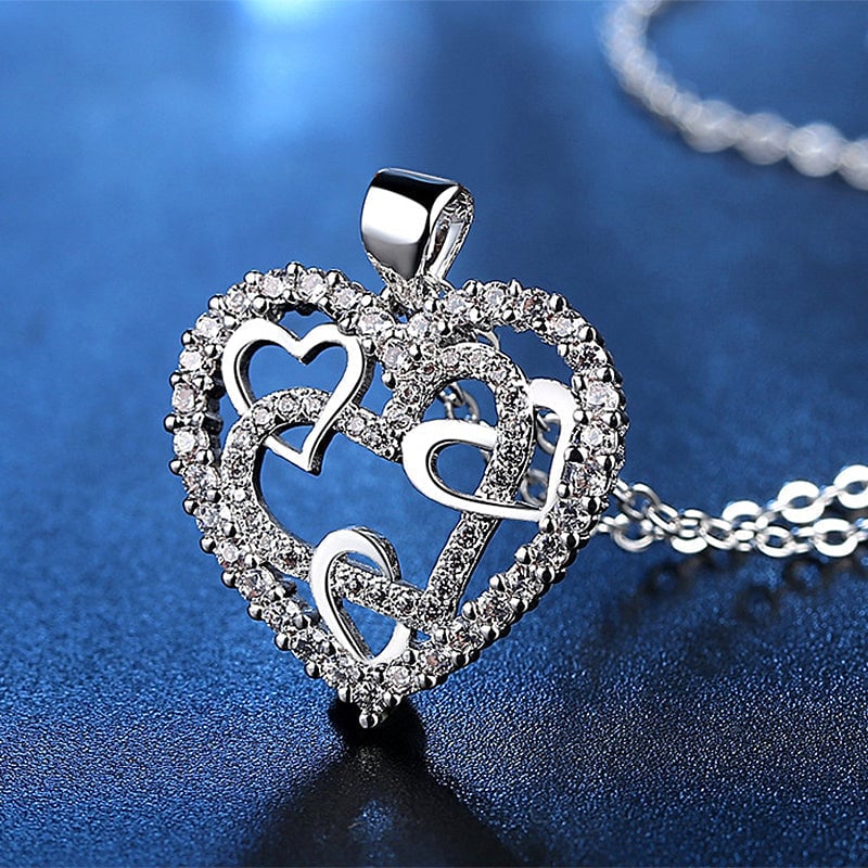 💕Interlocking Hearts Necklace