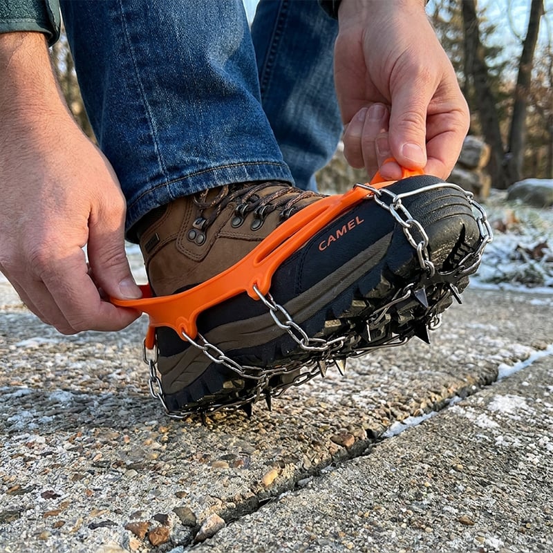8-Claw Anti-Slip Ice Cleats for Shoes & Boots