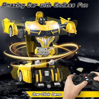 Remote Control Transforming Robot Car