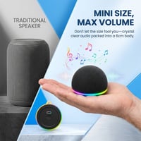 Sakerplus® Portable Magnetic Wireless Bluetooth Speaker
