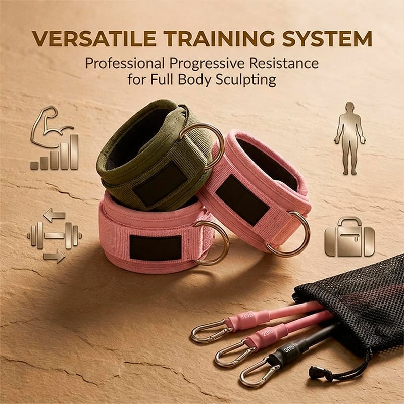 Ankle Straps Resistance Bands with Cuffs