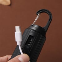Wasserdichte LED USB wiederaufladbare Solar-Camping-Lampe mit Haken
