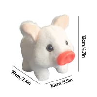 Interactive Joyful Plush Companion Pig