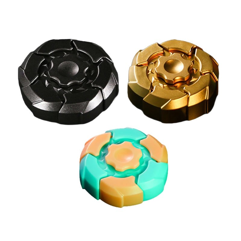 Magnetic Fidget Spinner with Transforming Armor
