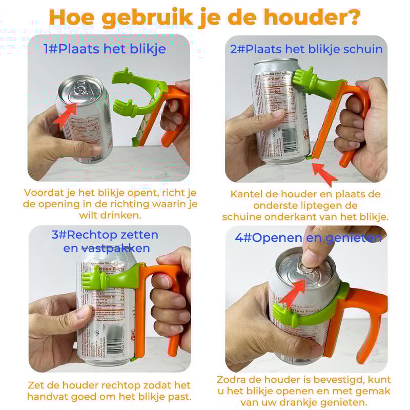 Houder voor frisdrankblikjes