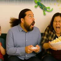 Electric Lizard Toy with LED Glowing Eyes