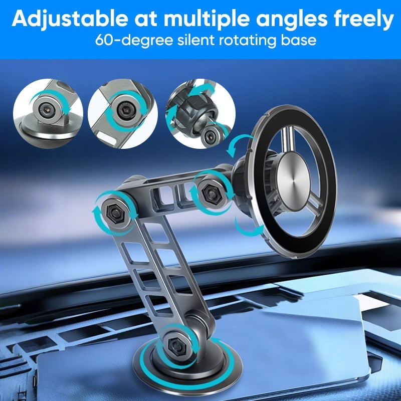 Rotating Car Robotic Arm Magnetic Bracket