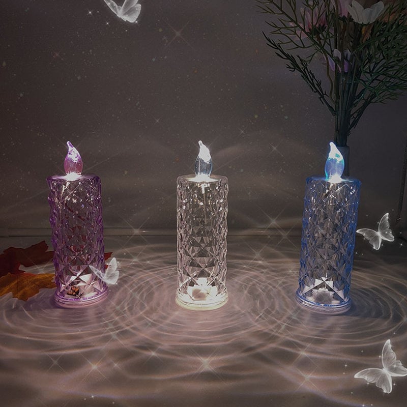 LED-Rosenlicht-Kerzenlampe