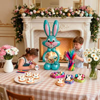 Easter Bunny Balloon Set