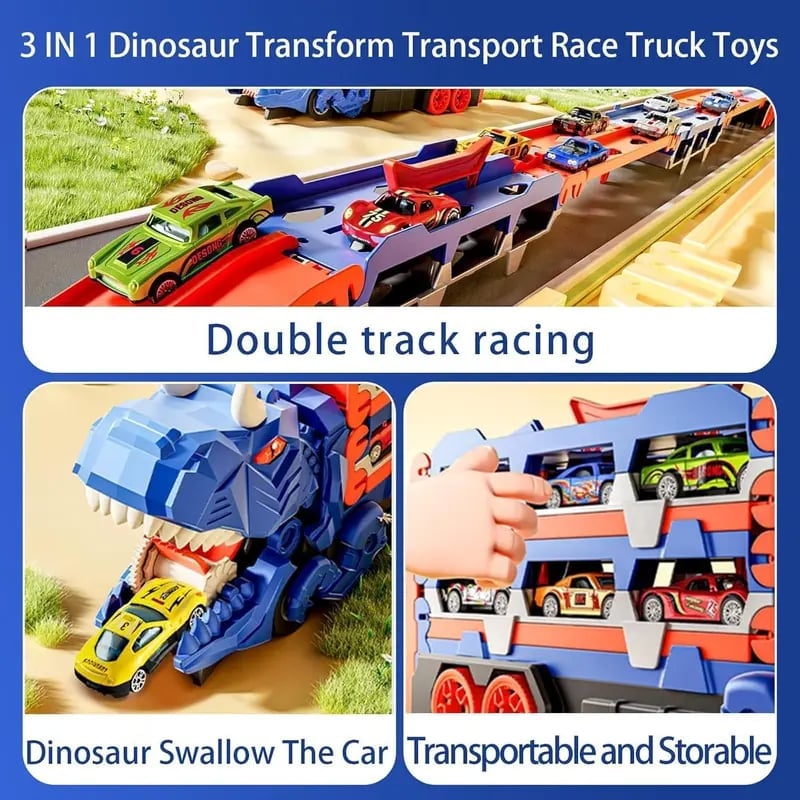 Dinosaur Swallowing Transport Vehicle Toy