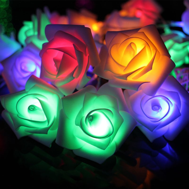 Guirlande lumineuse LED roses