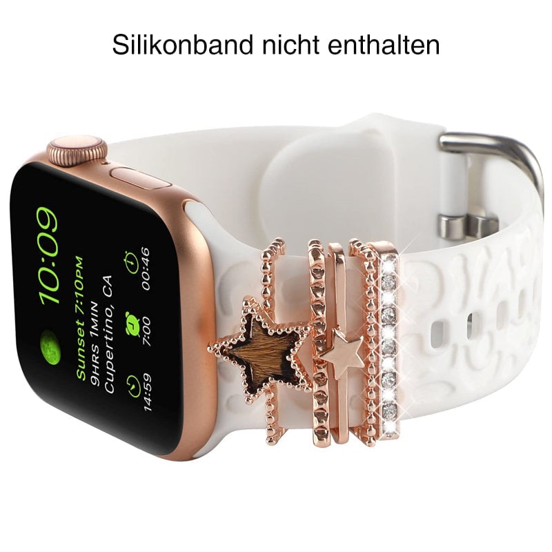 Apple Watch Band mit Metallbesatz