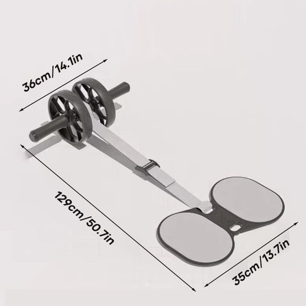 Sakerplus Resistance Band Ab Wheel