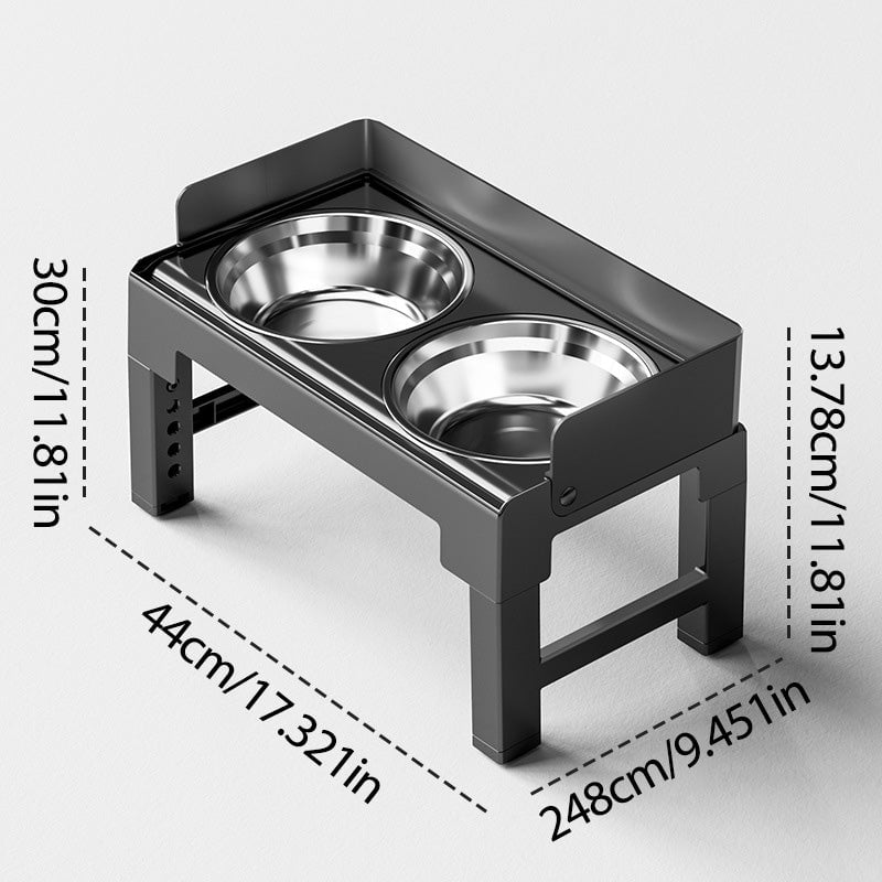 Adjustable Elevated Dog Bowl