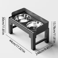 Adjustable Elevated Dog Bowl