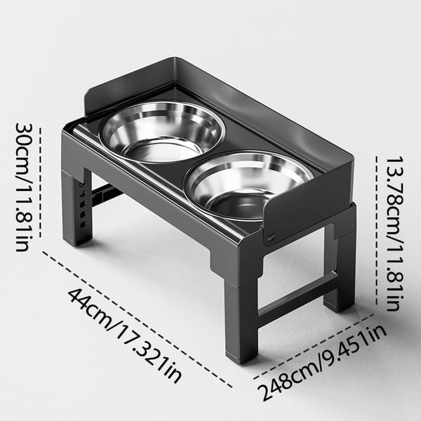 Adjustable Elevated Dog Bowl