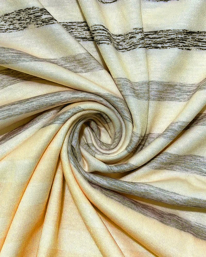 T-Shirt Col Rond Manches Courtes À Rayures