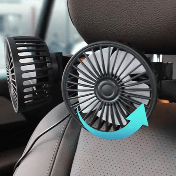 Elektrischer Doppelkopflüfter für die Rückseite des Autos