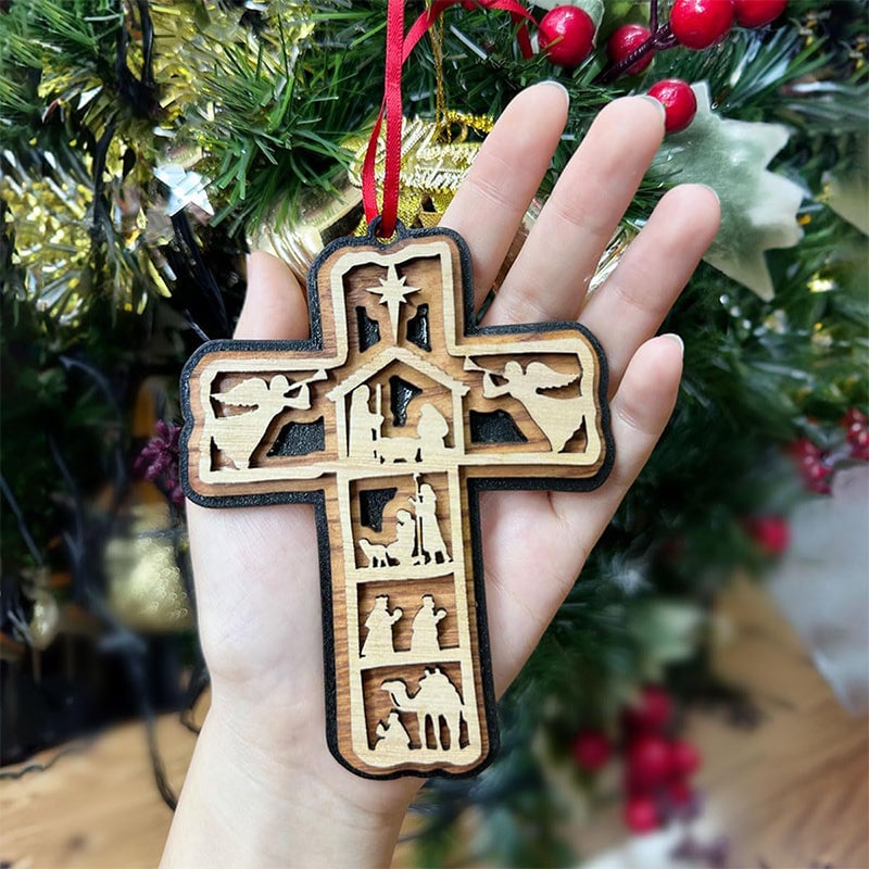 Weihnachtsornament Kreuz