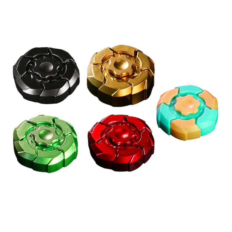 Magnetic Fidget Spinner with Transforming Armor
