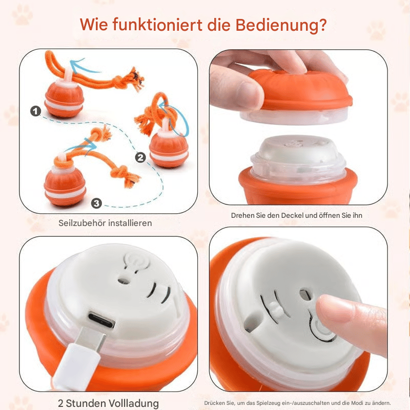Interaktiver Intelligenter Rollender Haustierball
