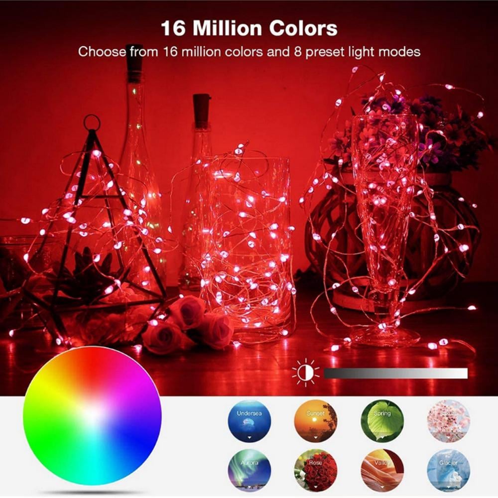 LED String Lights Color Changing Twinkle Fairy Lights