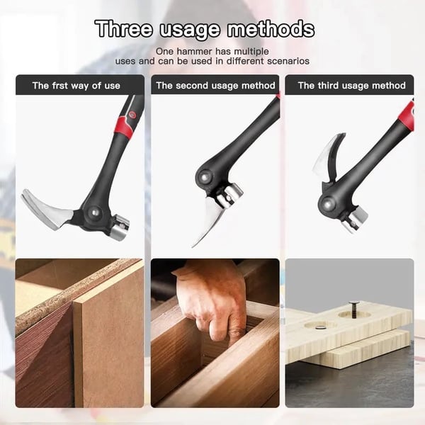 Sakerplus Multifunctional Magnetic Claw Hammer Tool