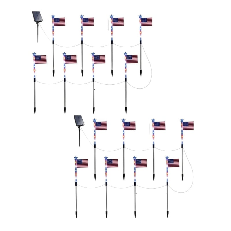 Outdoor Independence Day Decorative Light Post