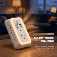 10-in-1 ETL-Certified Surge Protector Power Outlet