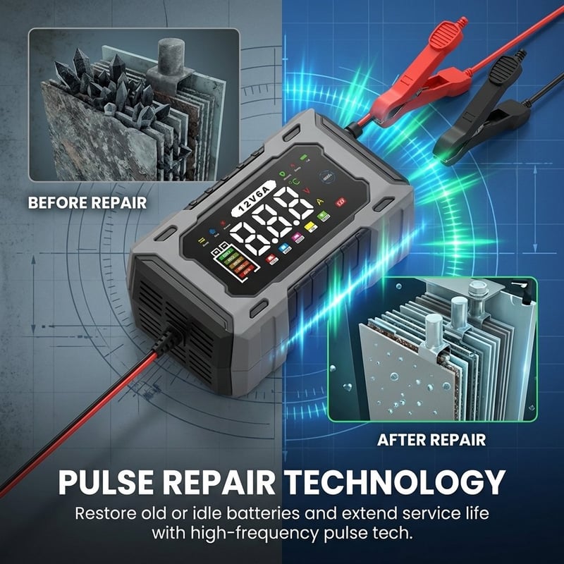 12V Smart Battery Charger Maintainer