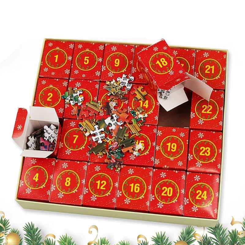 🎅🎄Adventskalender for julepuslespill