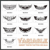 Sale-Halloween Horror Party Tattoo Stickers