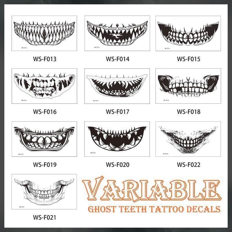 Sale-Halloween Horror Party Tattoo Stickers
