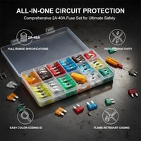 Assorted Automotive Blade Fuse Set